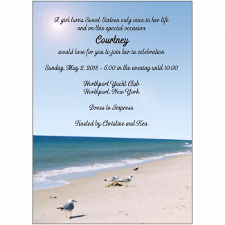 New York Theme Invitation
