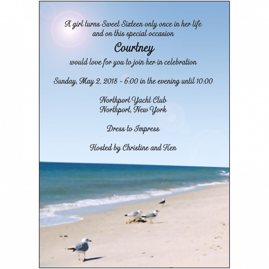 New York Theme Invitation New York Theme Invitation