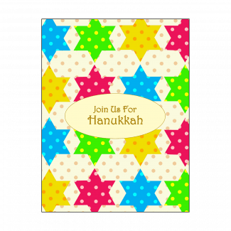 Hanukkah Party Fill-in Invitation Hanukkah Party Fill-in Invitation