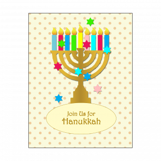 Hanukkah Party Fill-in Invitation Hanukkah Party Fill-in Invitation