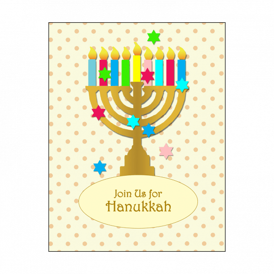Hanukkah Party Fill-in Invitation Hanukkah Party Fill-in Invitation