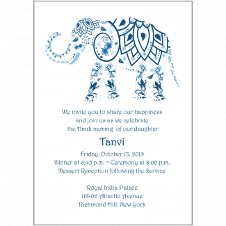 Namkaran Hindi Baby Naming Invitation Namkaran Hindi Baby Naming Invitation